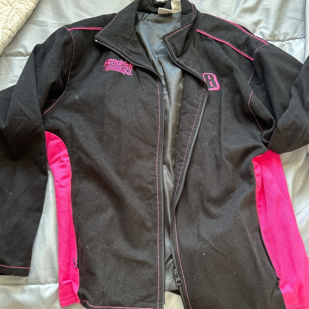 Nascar Black and Pink Utility Jacket